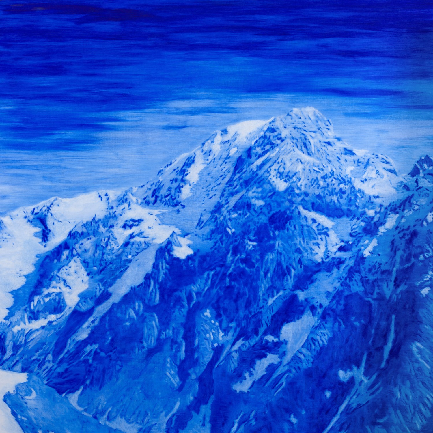 Mont-Blanc – vue du lac de Combal